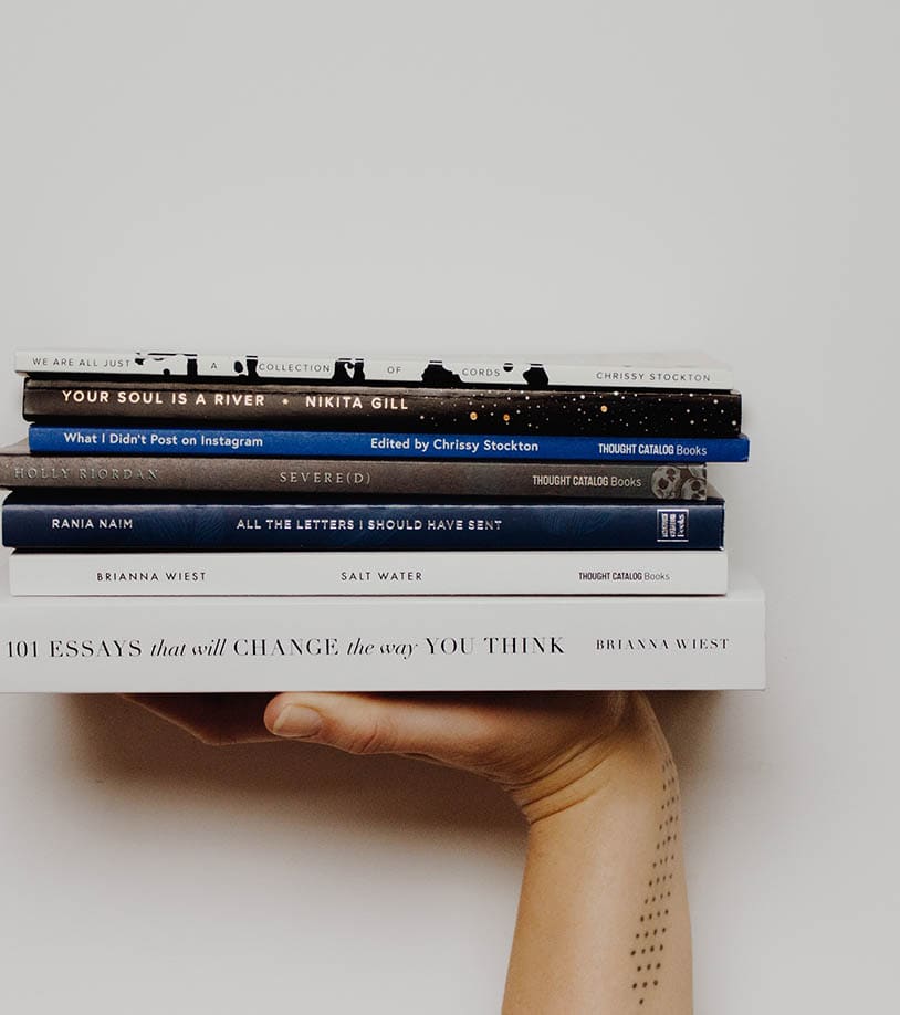 Pilha de livros